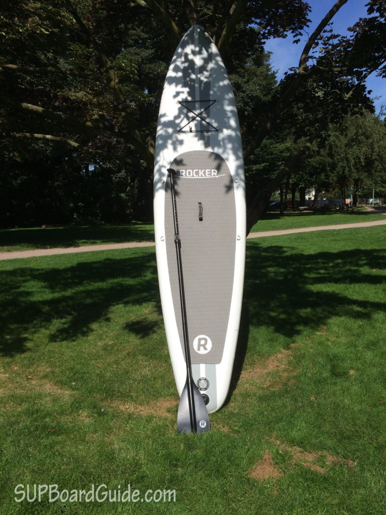 iRocker Paddle Board Against a Tree