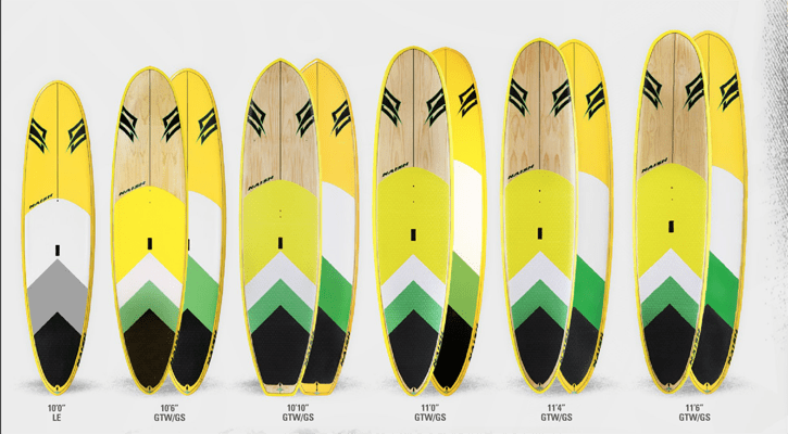 Nalu board range