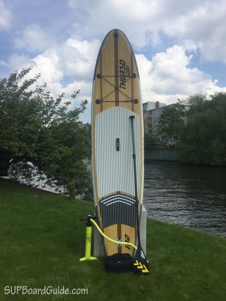 Paddle and Pump for Thurso board