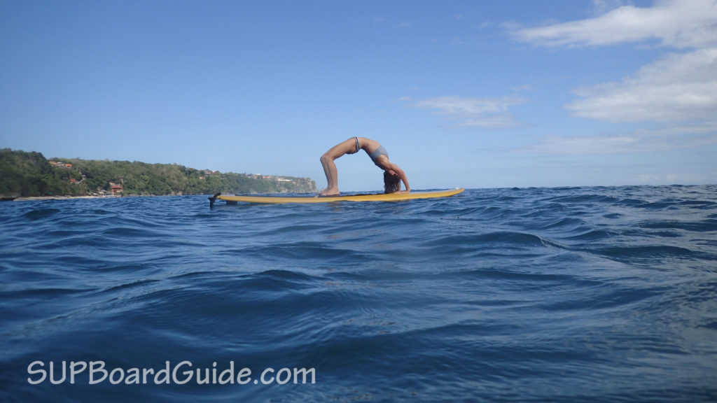 Yoga on a SUP