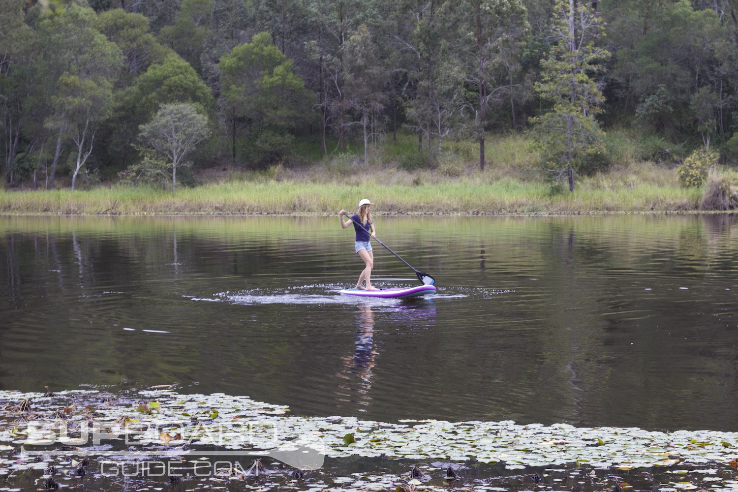 Turning Paddle Board