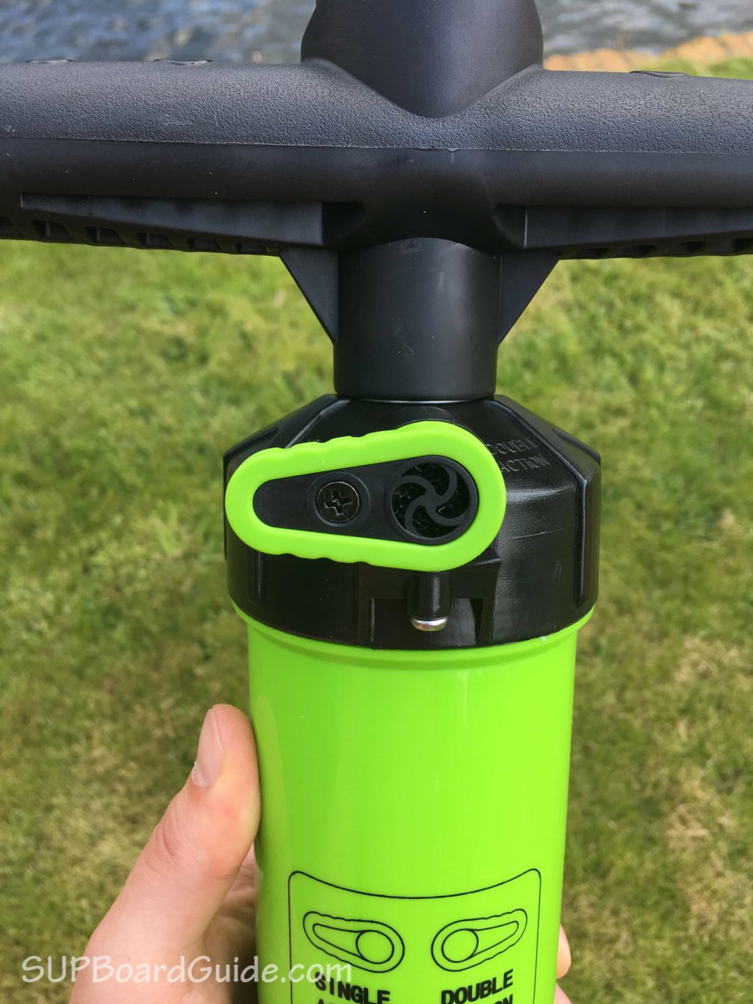 Lever on iSUP pump
