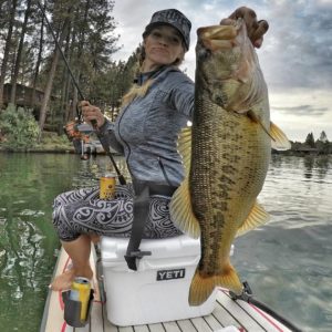 Chris Hollingsworth and his wife are huge SUP fishing enthusiasts. He admits that "My wife catches bigger fish than me," there's no denying it in this picture.