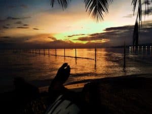 What is more perfect than watching the sun set while chilling on the beach? I guess the photo above sums it up.