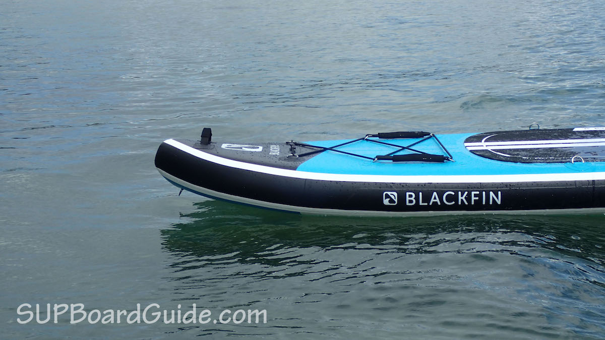 Rocker on paddle board