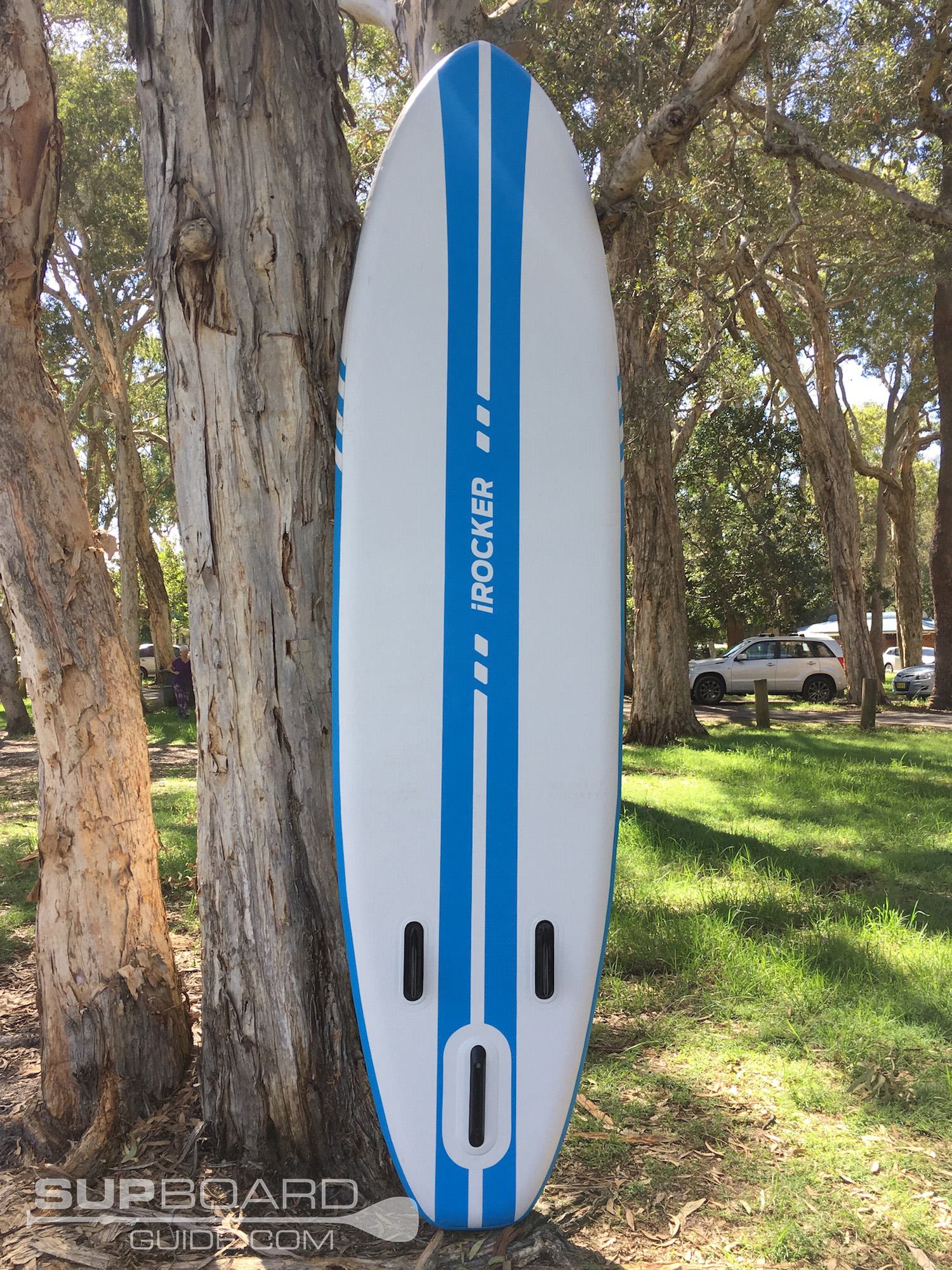 Blue and White SUP Board