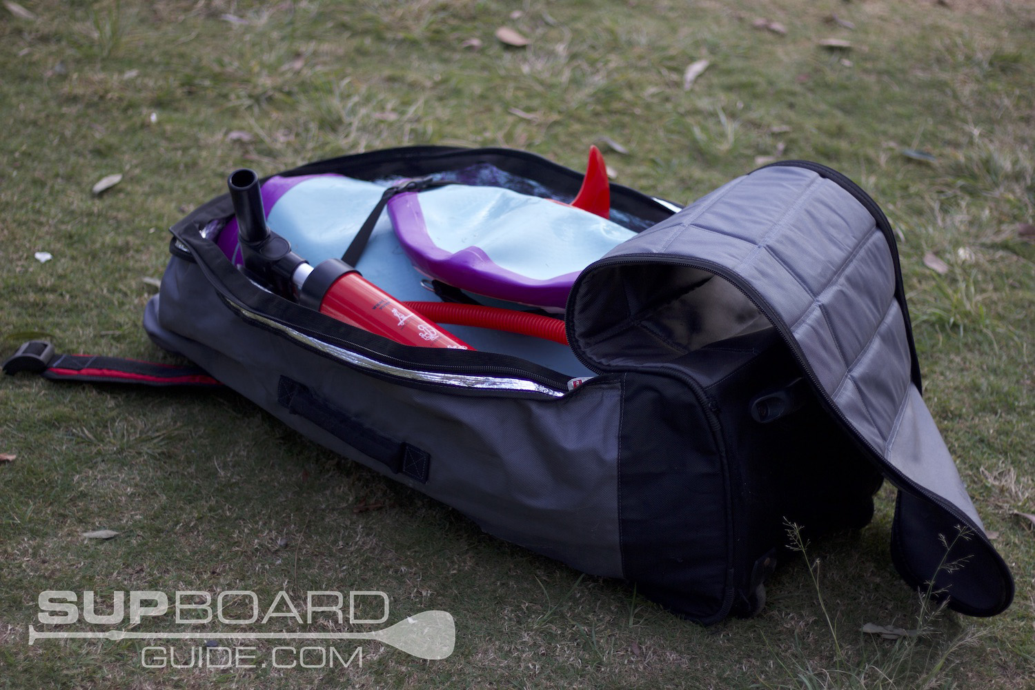 Packed up SUP bag