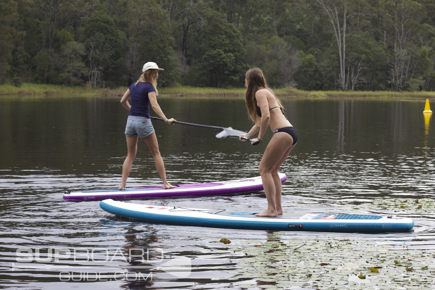 Paddle Fight On SUP