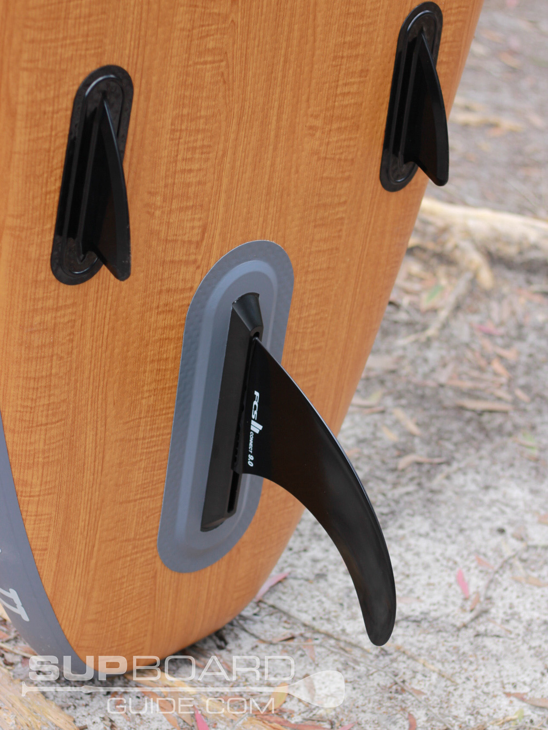 Tri fin SUP setup