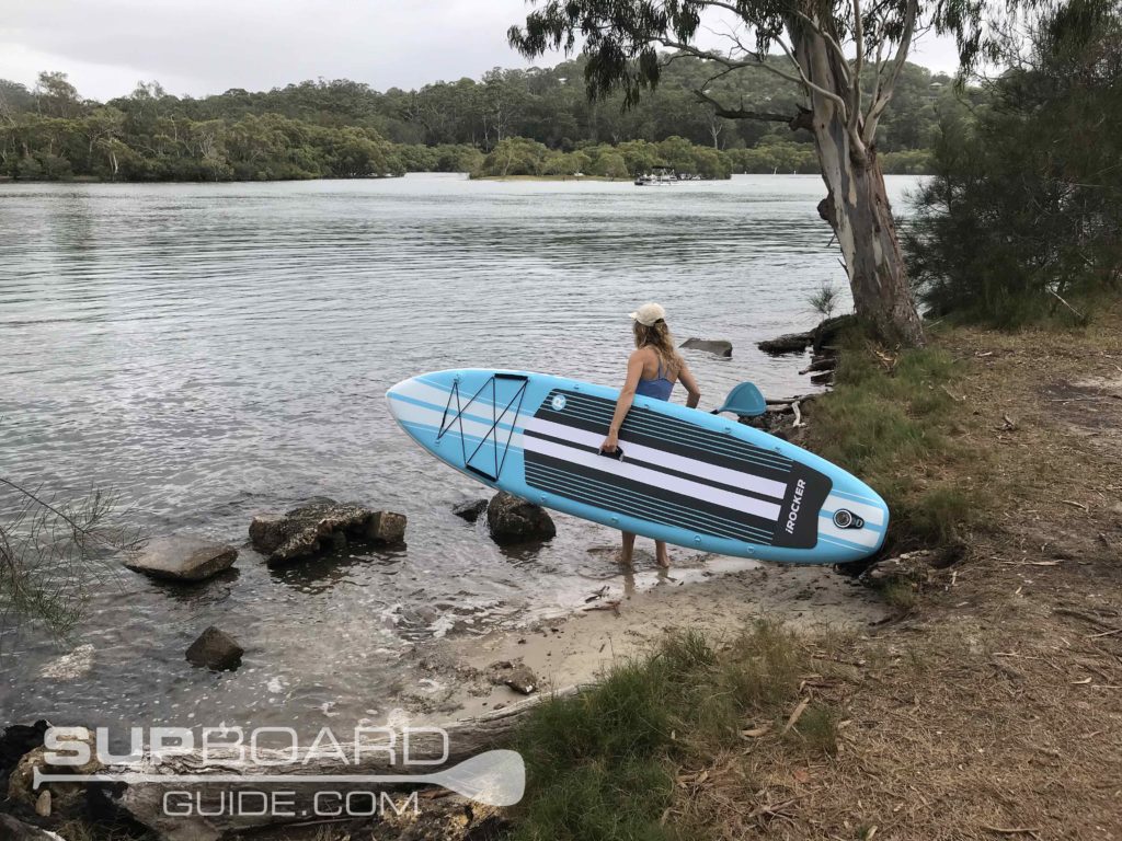 Taking SUP to river