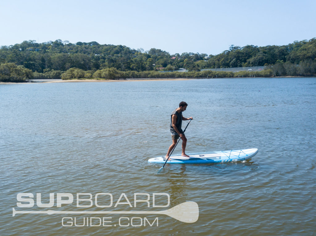 Backfoot turn paddleboard