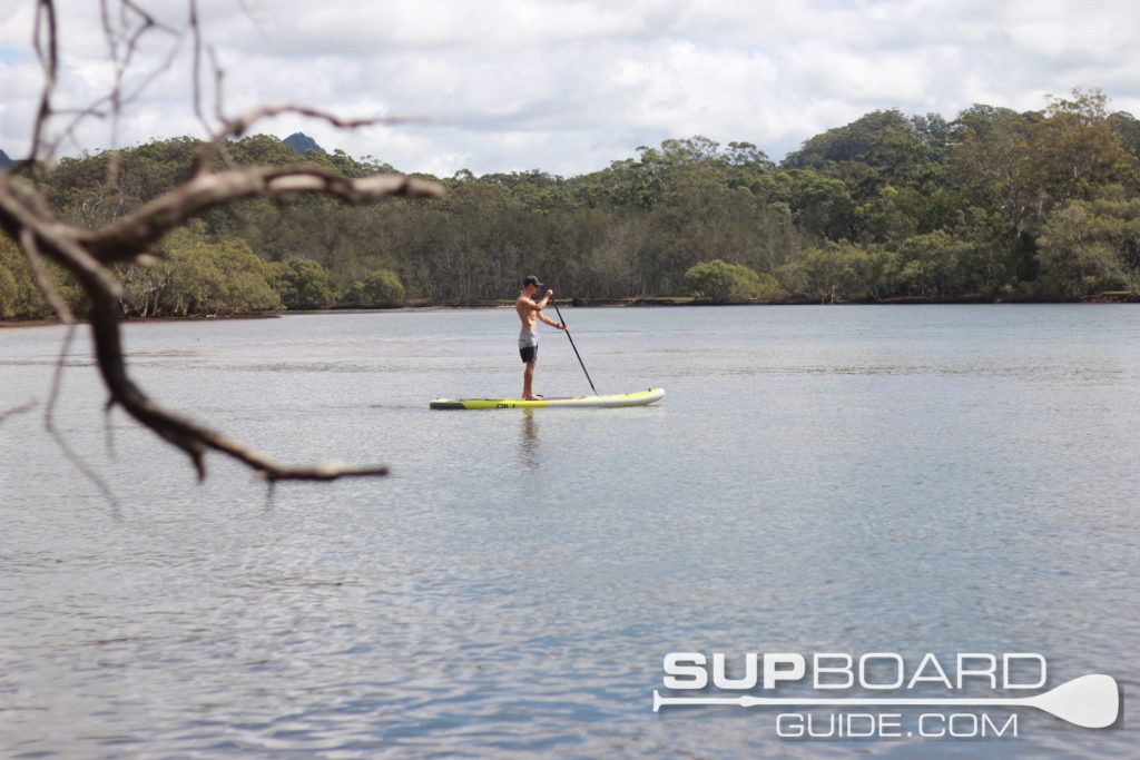 Calm paddling Gili SUP