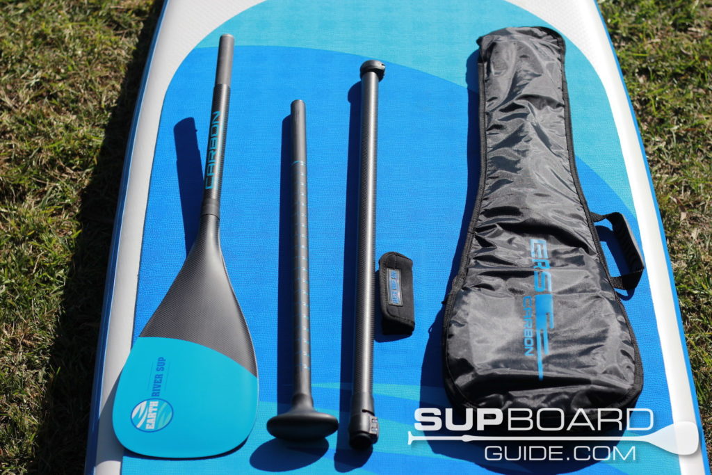 Carbon SUP paddle and bag