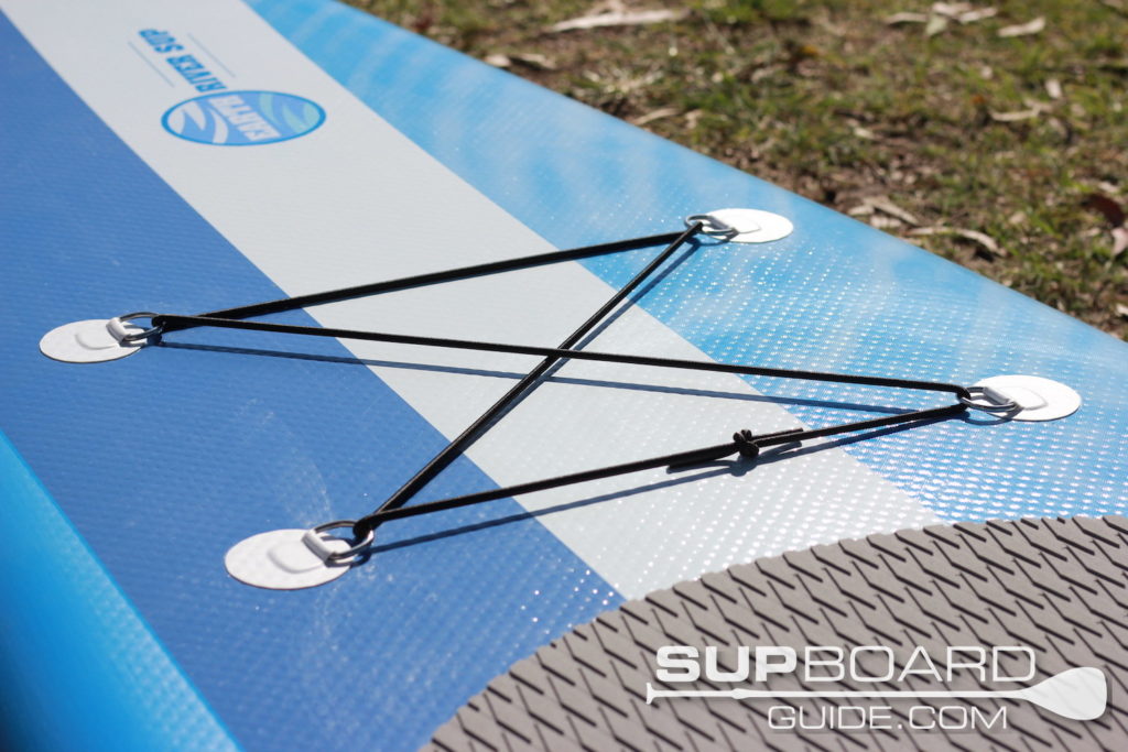 Deck bungee on SUP