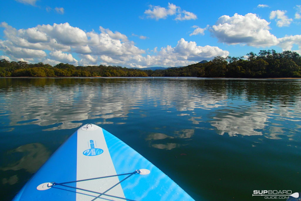 Paddling V3 down river