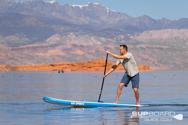 Bay Sports 10'6 Explore Inflatabel SUP Maneuverability 