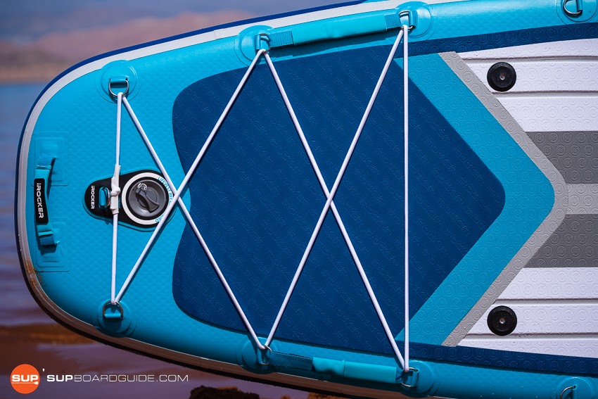 iRocker Cruiser SUP Review Tail Pad and Cargo