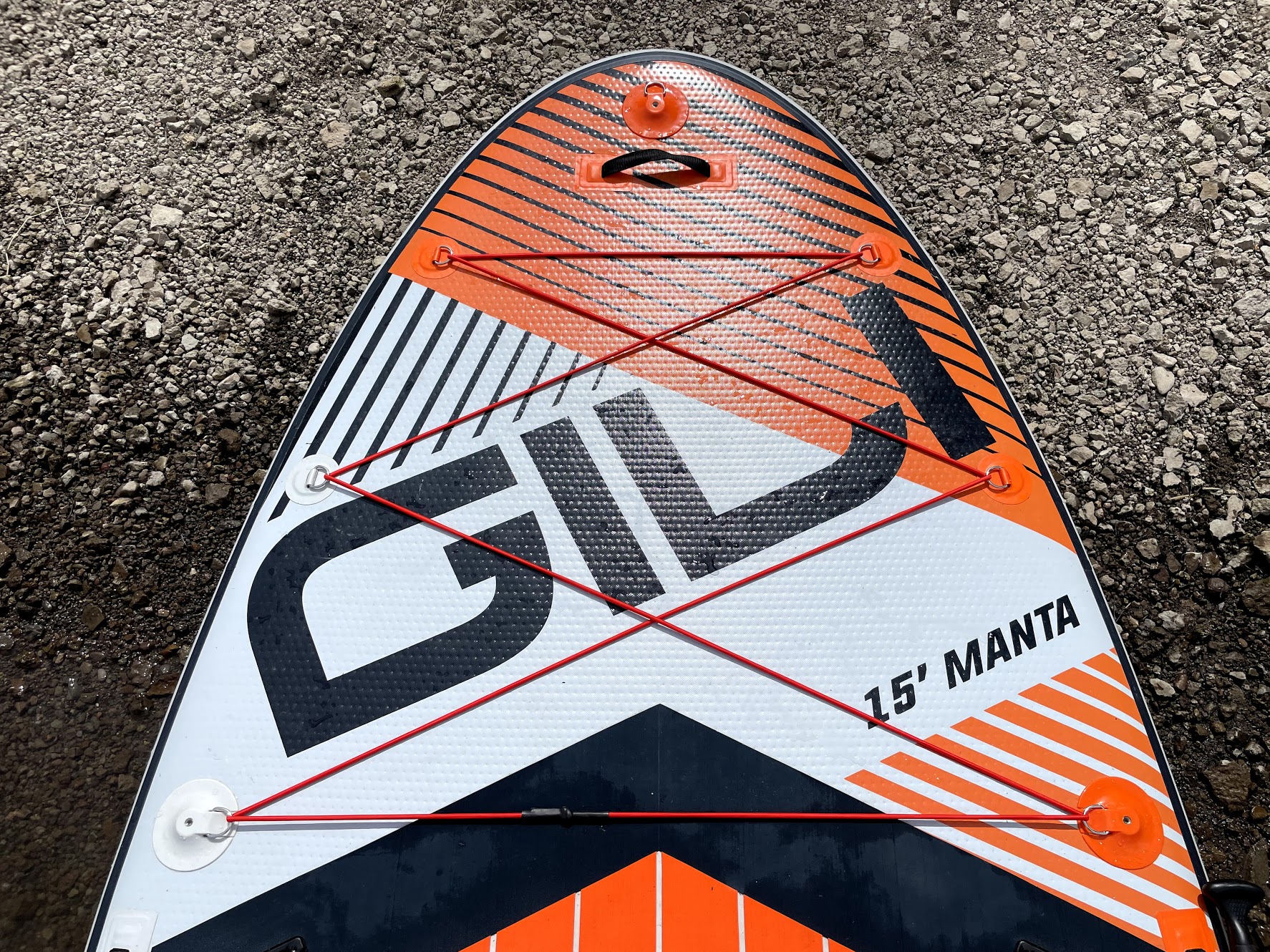 Gili Manta Ray Board Nose Orange