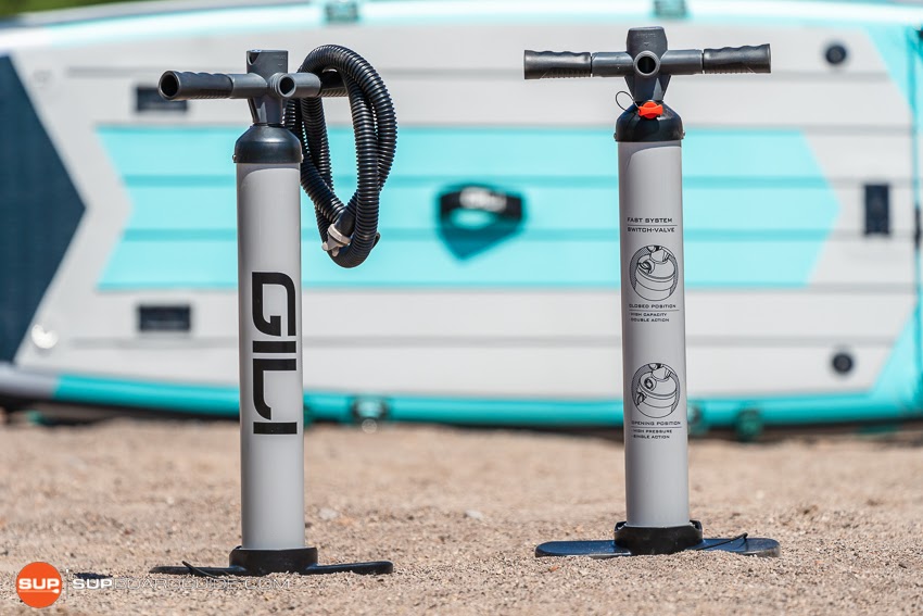 Gili Sports Adventure 12' Inflatable SUP Review Single Chamber Pump