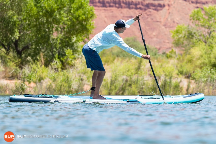 Gili Sports Adventure 12' Inflatable SUP Review Speed