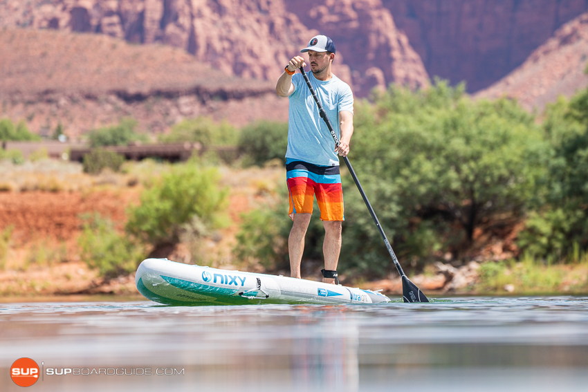 Nixy Venice G4 Inflatable Paddle Board Review Back Step Turn