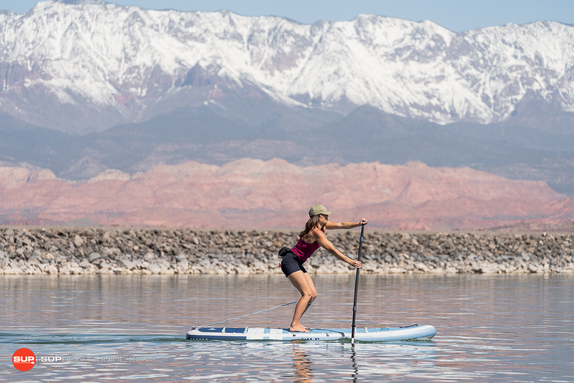 ISLE 96 Pioneer paddling right