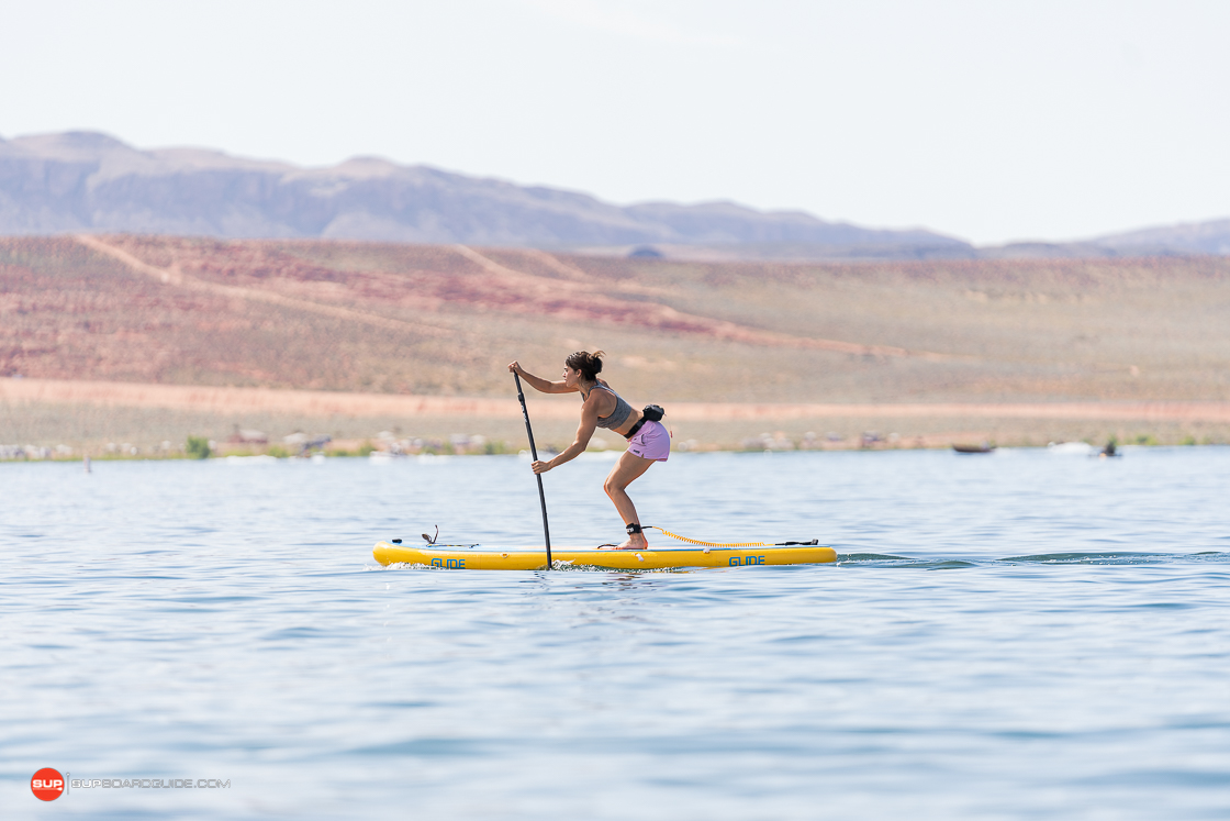 Glide Lotus paddling left