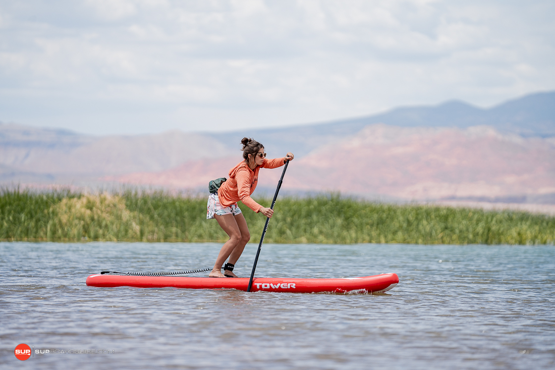 Tower iRace paddling right