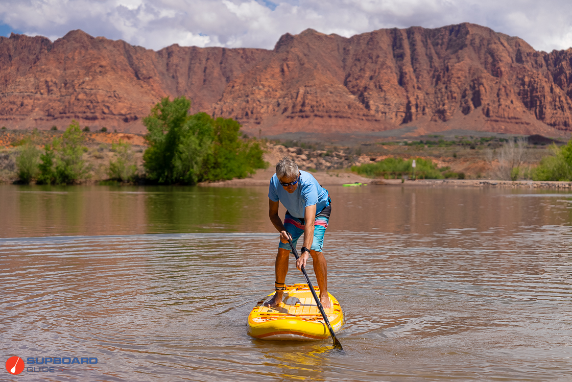 Thurso Surf Waterwalker 120 iSUP Review - turn