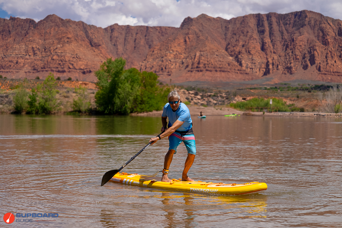 Thurso Surf Waterwalker 120 iSUP Review - turn
