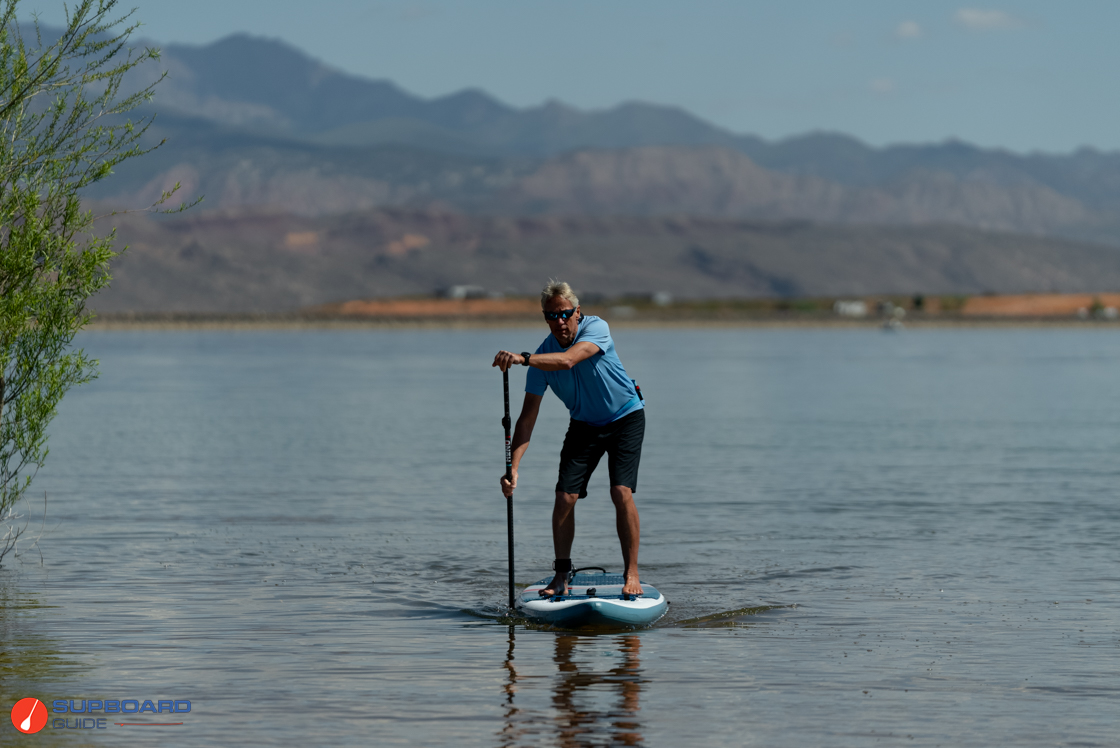 Red Paddle Co 12'6'' Sport - paddling in