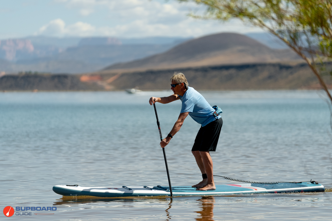 Red Paddle Co 12'6'' Sport - paddling left