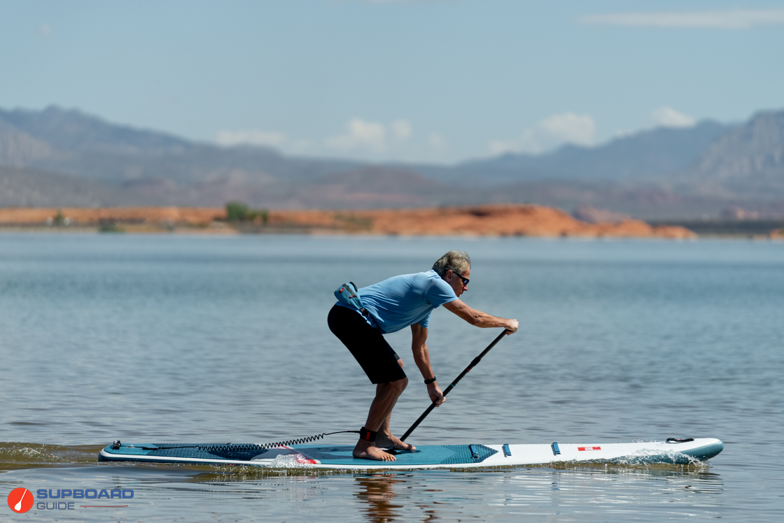 Red Paddle Co 12'6'' Sport - paddling right