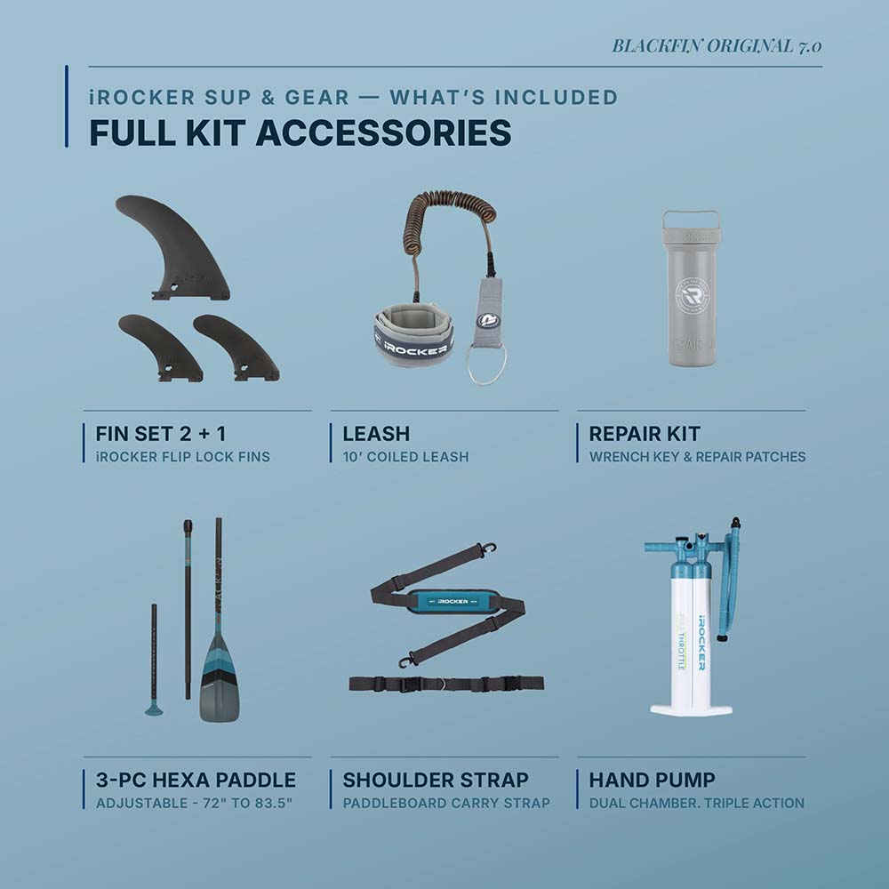 Blackfin Model X included accessories full kit